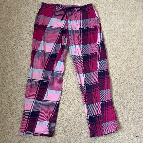 Tommy Hilfiger Other - Tommy Hilfiger 100% cotton pajama pants, sleep lounge, plaid, adjustable xs/s